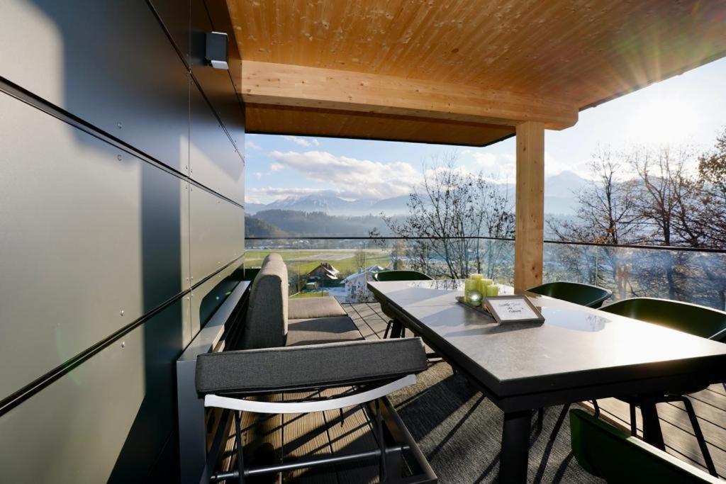 Modernes Ferienhaus Mit Panoramablick Rosegg Exterior photo